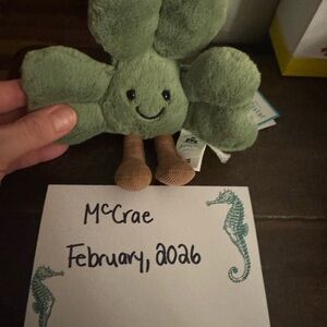 Jellycat Sofra Shamrock Keychain